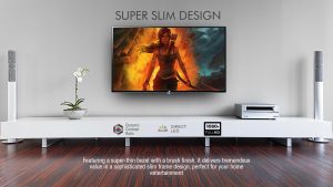 slim design led tv